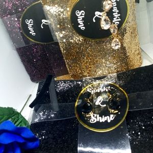 Glam purses w/earring set